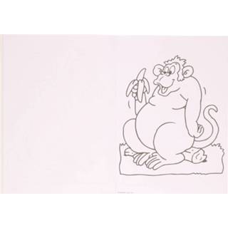 👉 Kleurboek A4 papier dieren kleurplaten - 24 vellen - kleurboeken A4 papier