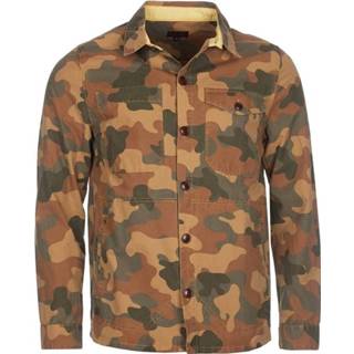 👉 Overshirt m male bruin Camo Button Thru