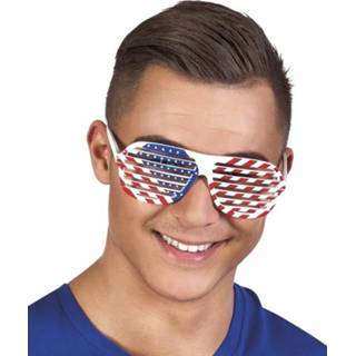 👉 Lamellen bril One Size meerkleurig in amerikaans disign 8719538445505