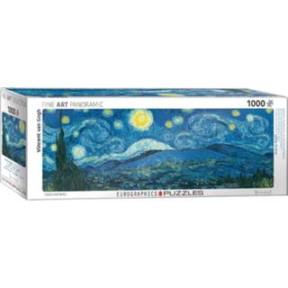 👉 Panoramapuzzel active Starry Night, Van Gogh - Panorama Puzzel (1000) 628136653091