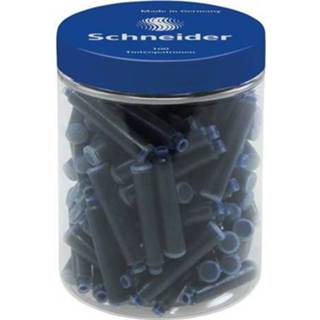 👉 Inktpatron koningsblauw Inktpatronen Schneider Container À 100 Stuks 4004675111401