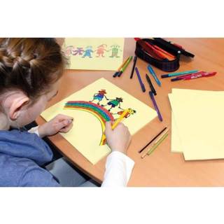 👉 Houten blok geel Info Notes 300X300Mm Giant Pad A 50 Vel 4044355781609