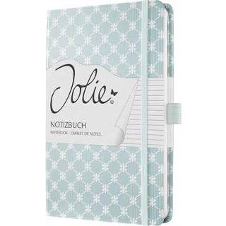 👉 Notitieboek blauw Sigel Jolie Beauty A5 Hardcover Gelinieerd Lichtblauw 4004360840265