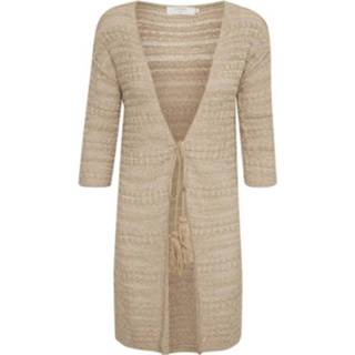 👉 Gilet l vrouwen beige Kleding