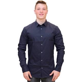 👉 XL male blauw Camicia