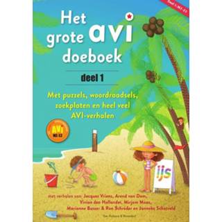 👉 Doeboek Het grote AVI deel 1. Met puzzels, woordraadsels, zoekplaten en heel veel AVI-verhalen, Paperback 9789000360505