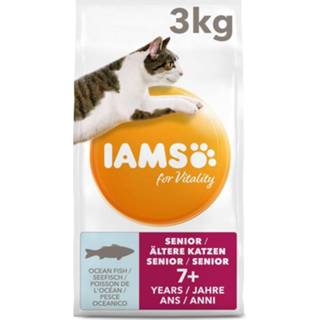 👉 Kattenvoer IAMS Senior - Vis 3 kg 8710255150321