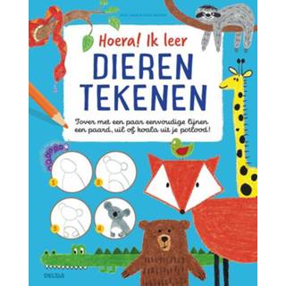 👉 Leer active Hoera! Ik Dieren Tekenen - Janas Silke 9789044756159