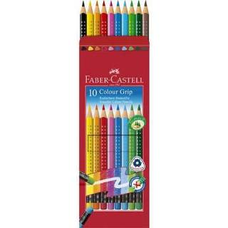 👉 Kleurpotlood Faber-Castell GRIP 2001 uitgumbaar etui à 10 stuks 4005401166139