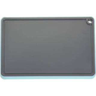 👉 Snijplank grijs blauwe One Size met rand 36 cm - Snijplanken voor groente, fruit, vlees en vis Keuken/kookbenodigdheden 8720147692204
