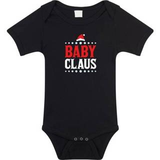 👉 Kerst rompertje Baby Claus zwart jongens en meisjes - Kerstkleding baby