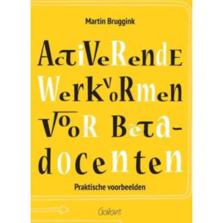 👉 Activerende werkvormen voor bètadocenten - Martin Bruggink (ISBN: 9789044135596) 9789044135596