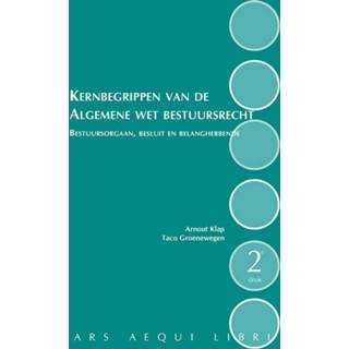 👉 Handboek Ars Aequi Handboeken - Kernbegrippen van de Algemene wet bestuursrecht 9789492766847