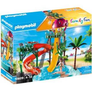 👉 Glijbaan meisjes PLAYMOBIL ® Family Fun Aqua Park met glijbanen 70609 4008789706096
