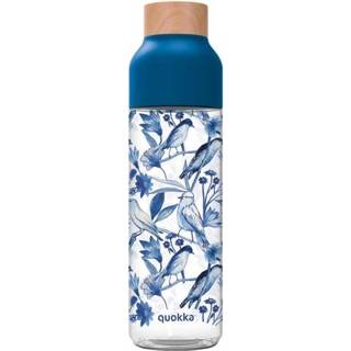 👉 Drinkfles blauw kunststof One Size Quokka Tritan Ice Porcelain Sparrow 840 ml 8412497069064