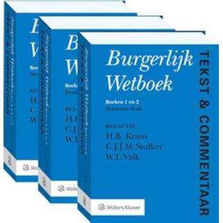 👉 Tekst & Commentaar Burgerlijk Wetboek. Hardcover