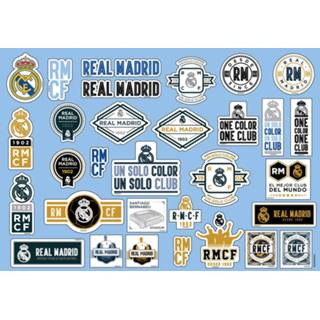 👉 Knutselset blauw papier One Size Real Madrid junior 23 x 33 cm 8719817821709