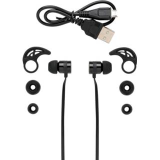 👉 Zwart polymeer One Size XD Collection oordopjes in-ear bluetooth 4.1 TPE 8714612107133