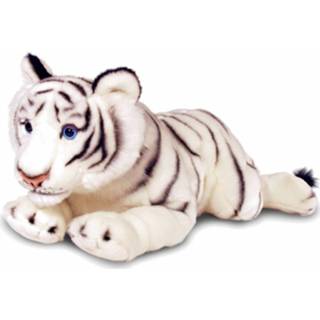 👉 Pluche kinderen witte liggende tijger 100 cm