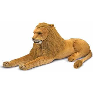 👉 Knuffel pluche kinderen liggende leeuw 110 cm