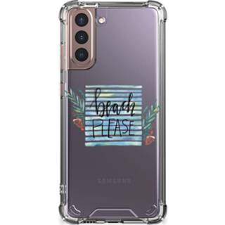 👉 Bumper hoesje Samsung Galaxy S21 Plus Stevig Boho Beach 8720215058765