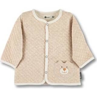 👉 Ecru katoen mix beige baby's Sterntaler Baby Jas Ben 4004701498124