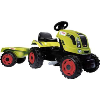 👉 Kunststof XL groen Claas Farmer Tractor Met Trailer 3032167101143