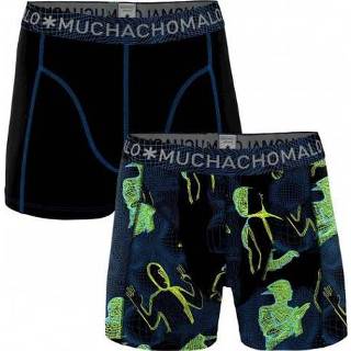 👉 Boxer short materiaalmix male l zwart ondermode Muchachomalo boxershorts