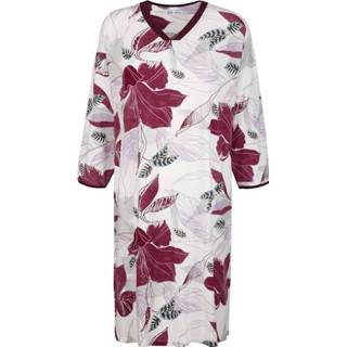 👉 Nachthemd kunstvezels vrouwen wit MONA Ecru::Bordeaux::Grijs 4055707003850