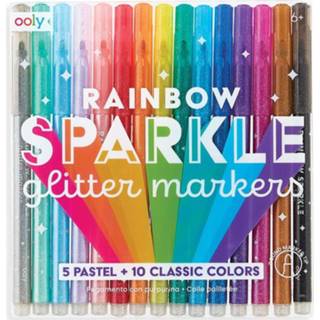 👉 Stift OOLY glitter stiften regenboog 15 stks