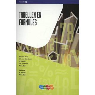 👉 Boek nederlands Tabellen en formules - L.C. van den Boom (9006900397) 9789006900392