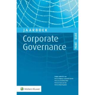 👉 Jaarboek Corporate Governance / 2015-2016 - Boek Wolters Kluwer Nederland B.V. (9013132928)