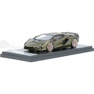 👉 Model auto resin looksmart donkergroen Lamborghini Sián FKP 37 Hybrid - Modelauto schaal 1:43 7445902956971