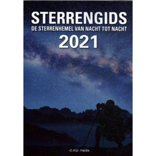 👉 Sterren hemel De Sterrengids 2021. Sterrenhemel van nacht tot nacht, Mat Drummen, Paperback 9789492114112