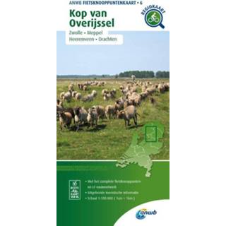 👉 Fietsknooppuntenkaart Kop Overijssel 1:100.000 - Anwb (ISBN: 9789018046798) 9789018046798