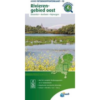 👉 Fietsknooppuntenkaart Rivierengebied oost 1:100.000 - Anwb (ISBN: 9789018046835) 9789018046835