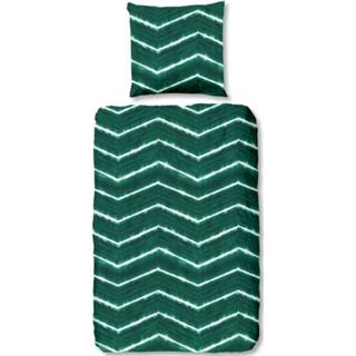 👉 Dekbedovertrek groen katoen One Size Good Morning Batik 135 x 200 cm 8717285129082