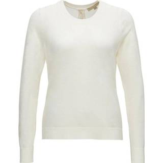 👉 L vrouwen wit Jumper with Button