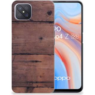 👉 Bumper hoesje OPPO Reno4 Z | A92s Old Wood 8720215420135