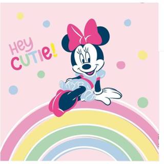 👉 Sierkussen roze polyester One Size meisjes Carbotex Minnie Mouse 40 cm 5407007981984