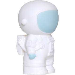 👉 Spaarpot wit PVC One Size A Little Lovely Company Astronaut 16,5 cm 8719715000503