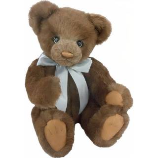 👉 Knuffelbeer bruin donkerbruin pluche One Size Clemens Teddy Yumi junior 40 cm 4002053071873