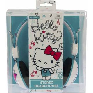 👉 Koptelefoon turkoois wit kunststof One Size OTL Hello Kitty Sea Lover junior turquoise/wit 5055371621441