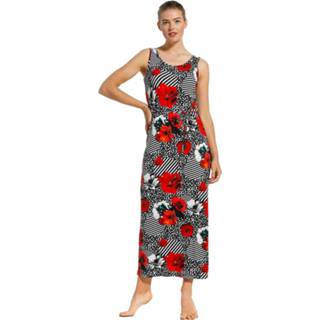 👉 Strandjurk XL GeenKleur Mouwloze 'blooming poppy fashion' 8719833225178