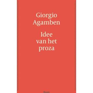 👉 Idee van het proza. Giorgio Agamben, Paperback