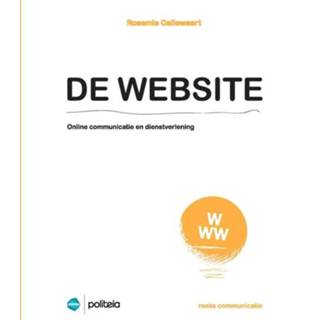 👉 De website. online communicatie en dienstverlening, Rosemie Callewaert, Paperback 9782509023117