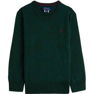 👉 Sweater unisex groen with Logo