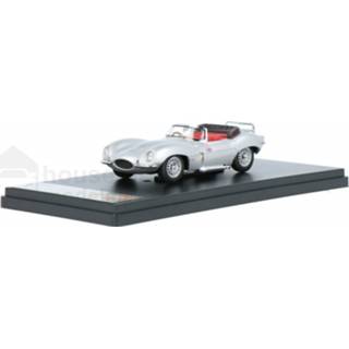 👉 Model auto Die-Cast SS Premium X zilver Jaguar XK - Modelauto schaal 1:43 9580015706698