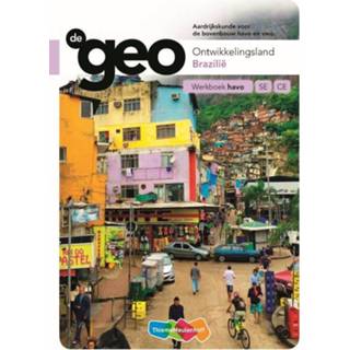 👉 Werkboek De Geo / Ontwikkelingsland Brazilië havo SE CE - Boek ThiemeMeulenhoff bv (9006619256) 9789006619256