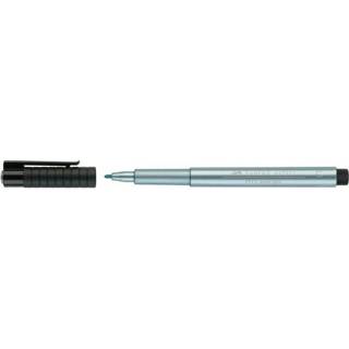 👉 Tekenstift blauw Faber-Castell Pitt Artist Pen 292 metallic 4005401673927